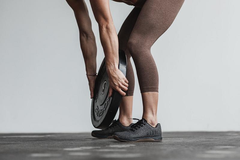 Nobull Heather Dark Gum Women's Trainers Black / Dark | USA V2133R